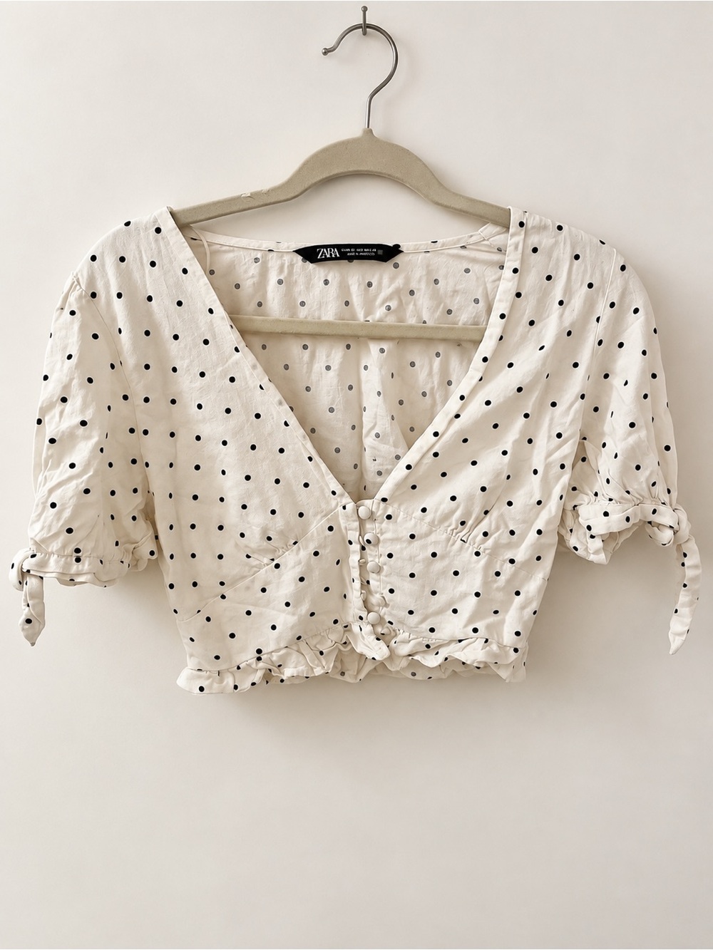 Polka Dot Crop Top